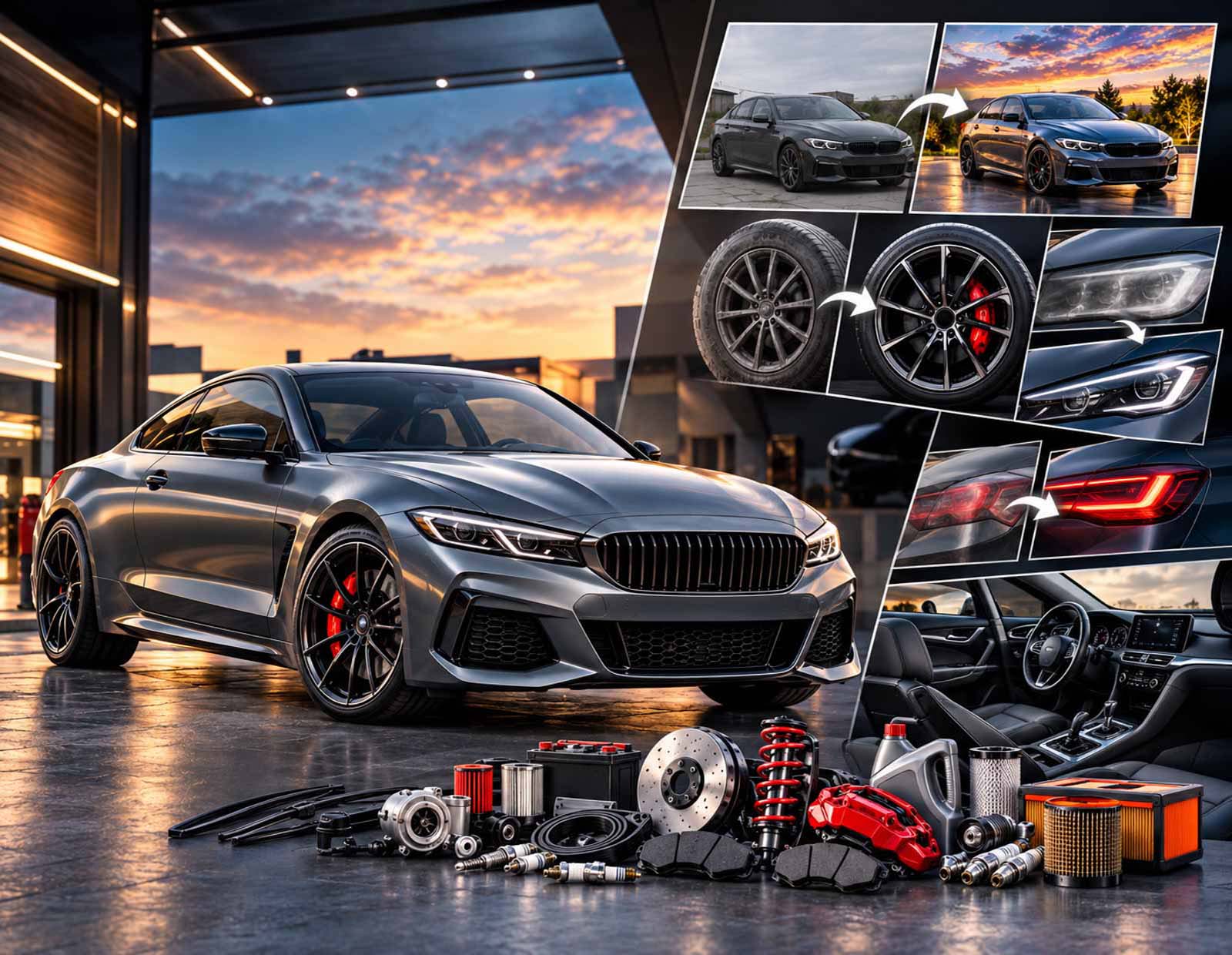 Automobile image editing sample