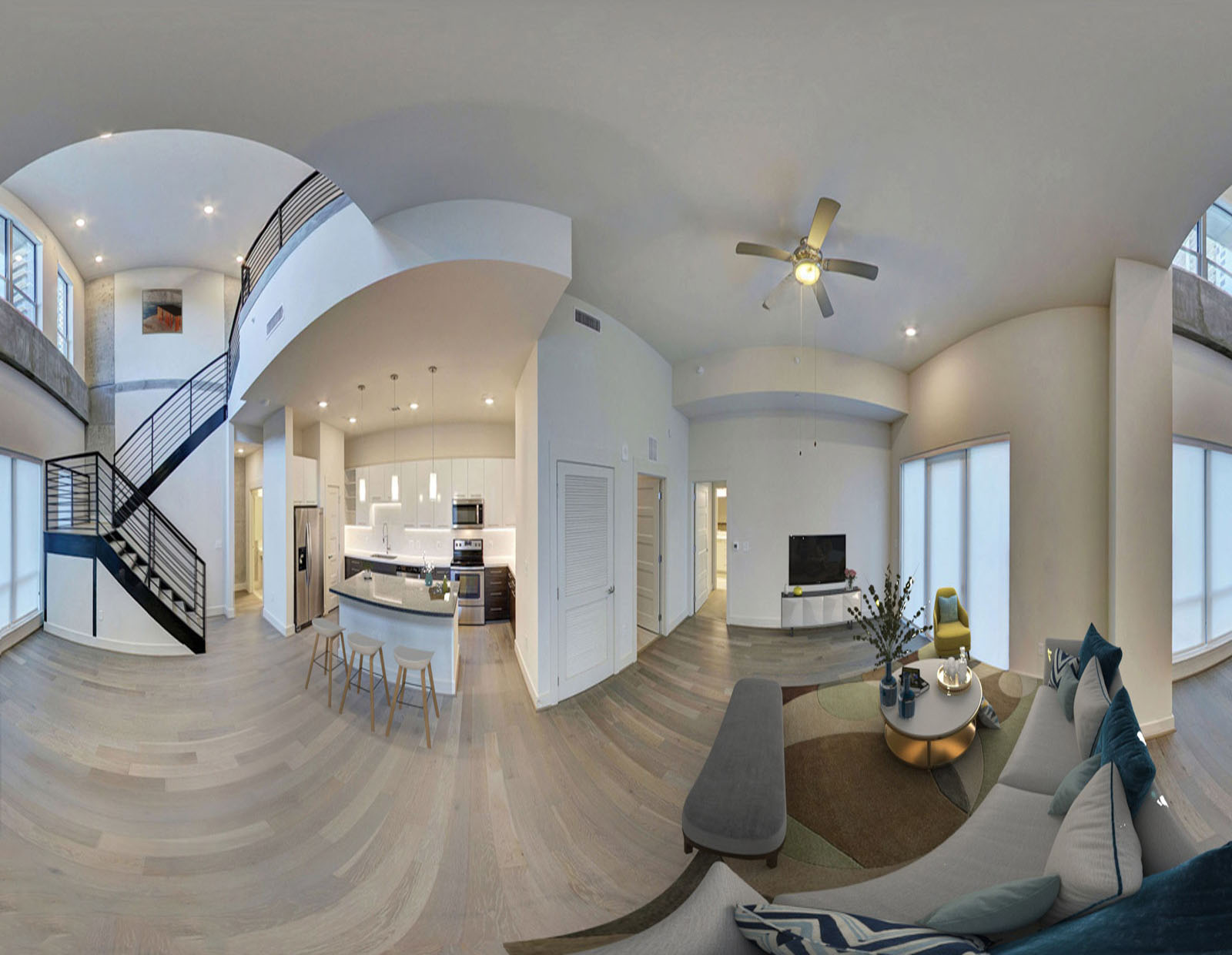 360 degree panorama virtual staging sample